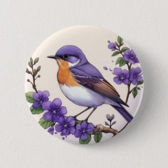 Mazs spogulītis Violetais putns